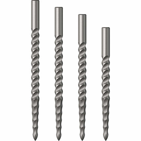 Mission Lunar CS Dart Points - Spare Points - Rough Cut - Silver