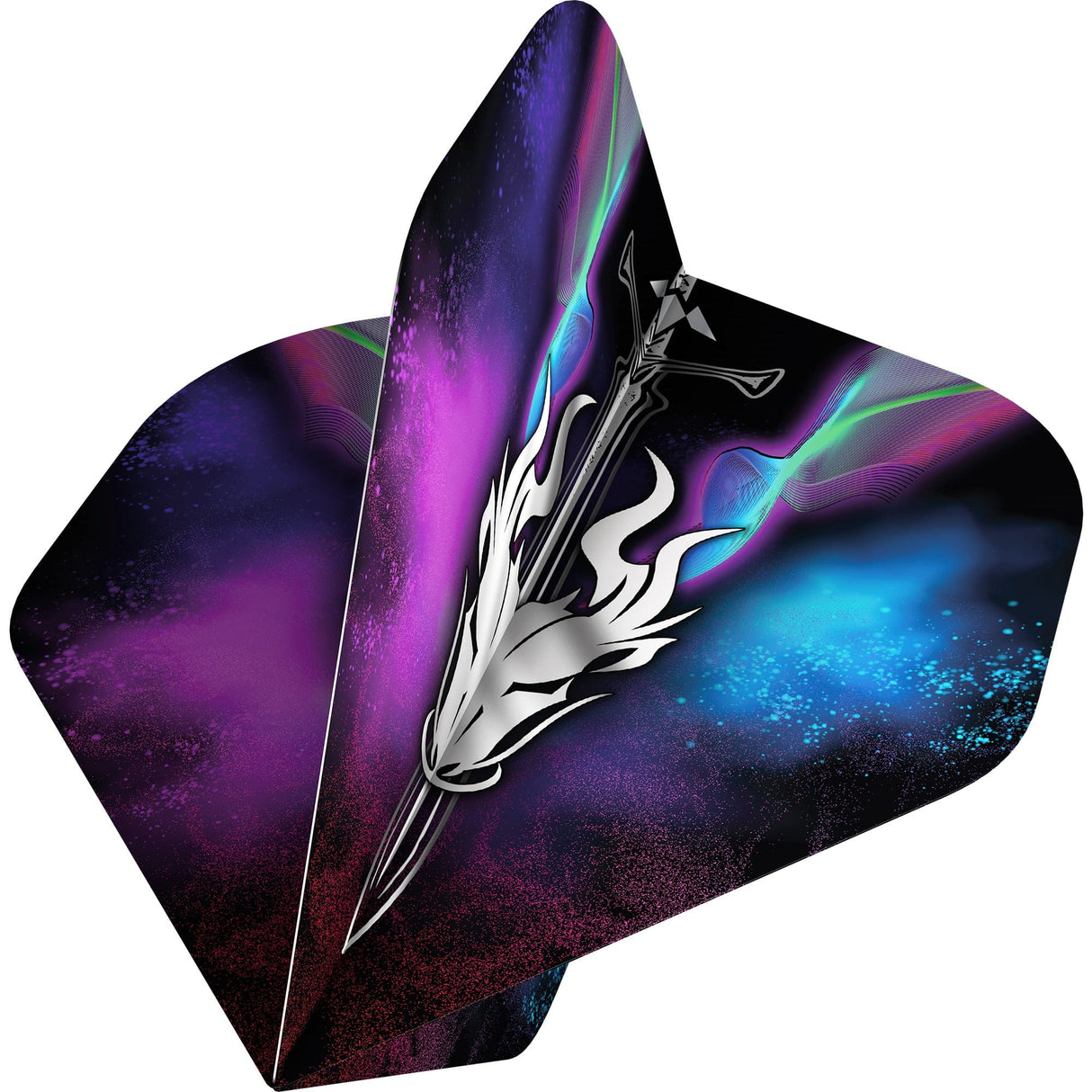 Mission Solo Dart Flights - 100 Micron - No2 - Std - Occult
