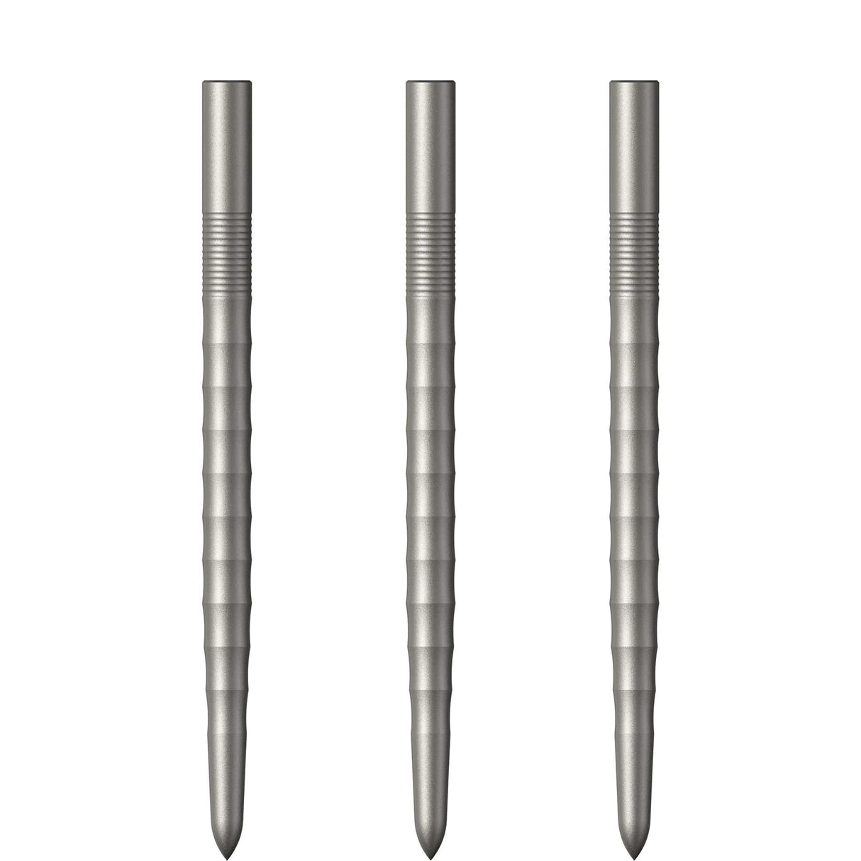 Mission Ripple Dart Points - Steel Tip Replacement Points - Silver 36mm