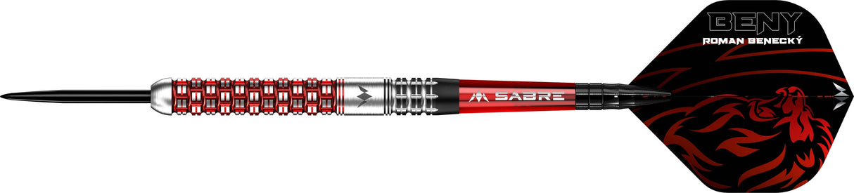 *Mission Roman Benecky Darts - Steel Tip - Black & Red