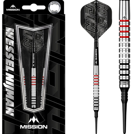 Mission Wessel Nijman Darts - Soft Tip - 95% - Natural 18g