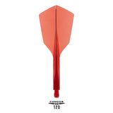 Condor AXE 120 Dart Flights - Narrow - Clear Red