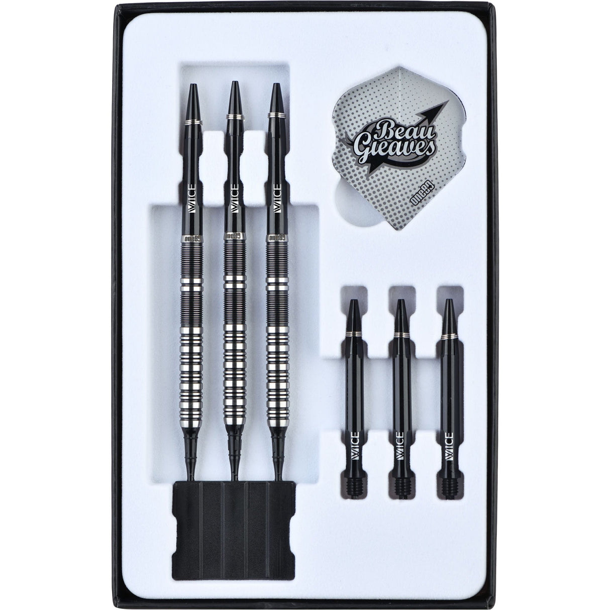 One80 Beau Greaves Darts - Soft Tip - HD - Black & Silver