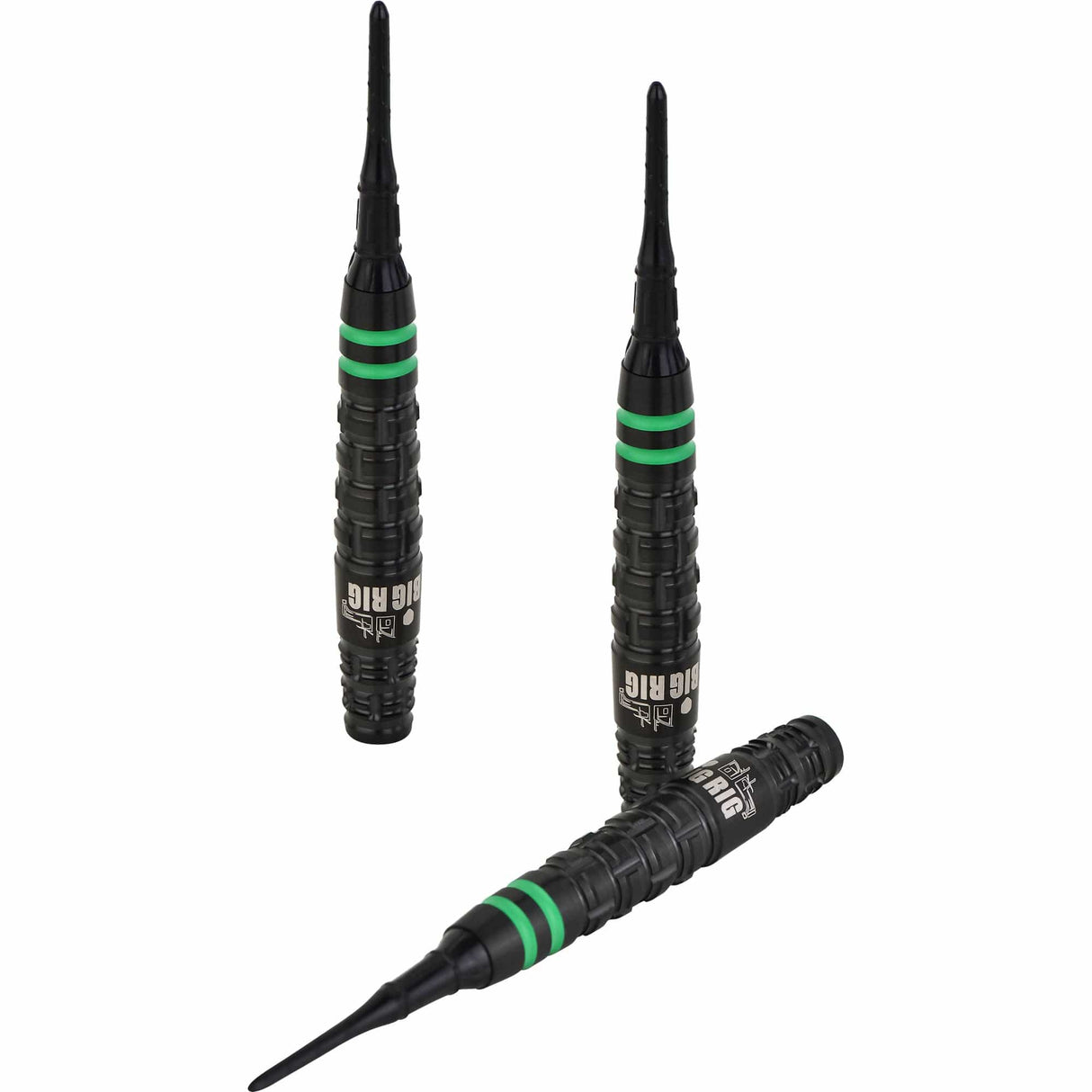 One80 Ben Robb V2 Darts - Soft Tip - Big Rig - Black