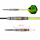 *One80 Chameleon Darts - Steel Tip - Aquamarine