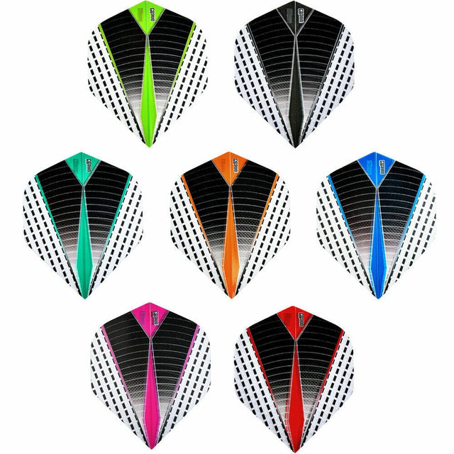 One80 Daze Dart Flights - 100 Micron - No2 - Std - Grey