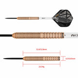 One80 Emorite 02 Darts - Steel Tip - 90% Tungsten - Rose Gold