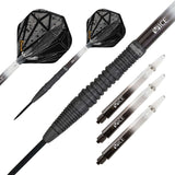 One80 Emorite 03 Darts - Steel Tip - 90% Tungsten - Black