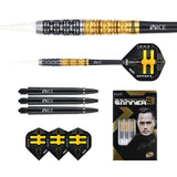 One80 Gunner III Darts - Soft Tip - Lourence Ilagan - Black & Gold 18g