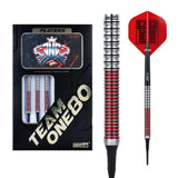 One80 Jaime NuÃ±ez Cortes Darts - Soft Tip - JNC - Signature Darts - Electric Red 19g