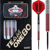 One80 Jaime NuÃ±ez Cortes Darts - Steel Tip - JNC - Signature Darts - Electric Red 21g