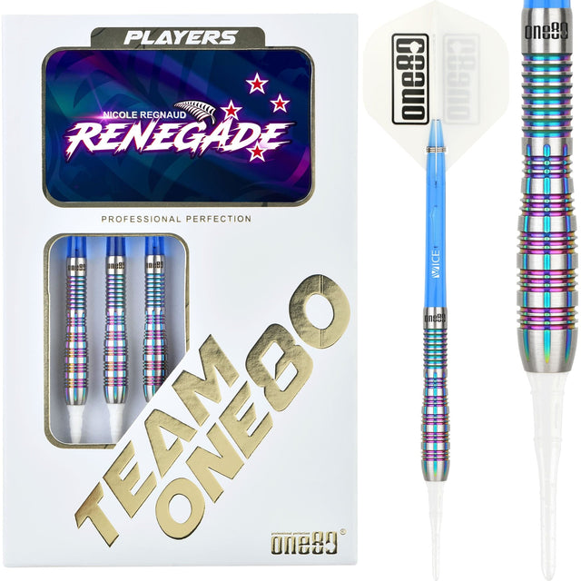 *One80 Nicole Regnaud Darts - Soft Tip - Renegade 18g
