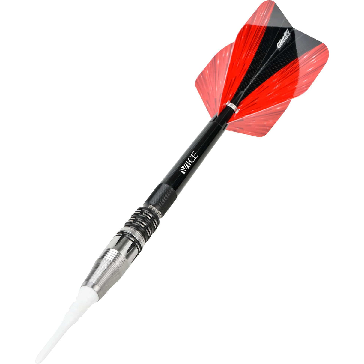 One80 Niko Springer Darts - Soft Tip - Signature - Black \ Silver - 18g 18g
