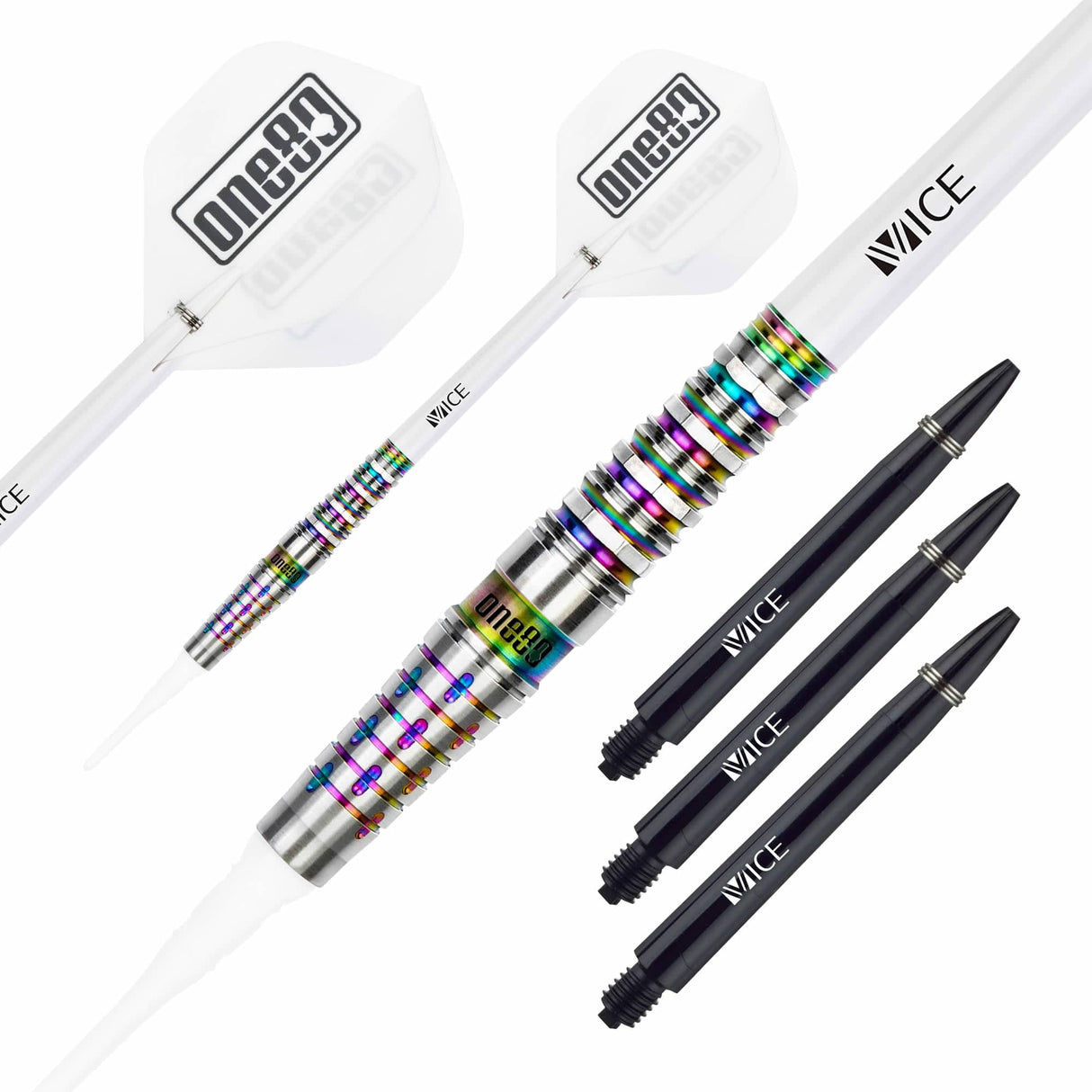One80 Noriyuki Nakamura Darts - Soft Tip - V2 - Chameleon