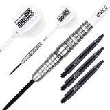One80 Noriyuki Nakamura Darts - Steel Tip - V2 - Silver - 22g 22g