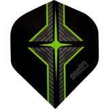 *One80 Dart Flights - 100 Micron - Star Flight - No2 - Std Green