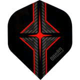 *One80 Dart Flights - 100 Micron - Star Flight - No2 - Std Red