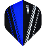 One80 V-Flow Dart Flights - 100 Micron - No2 - Std Dark Blue