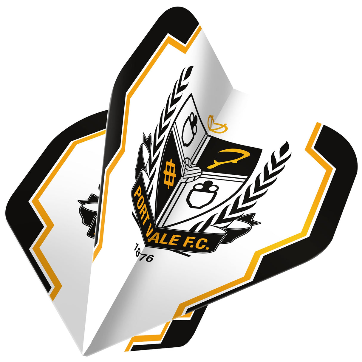 Port Vale FC – Offiziell lizenziert – The Valiants – Dart Flights – F1 – Logo mit Besatz