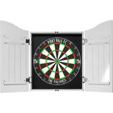 Port Vale FC – Offiziell lizenziert – The Valiants – Dartboard-Schrank – Weiß – C1 – Logo mit Rand