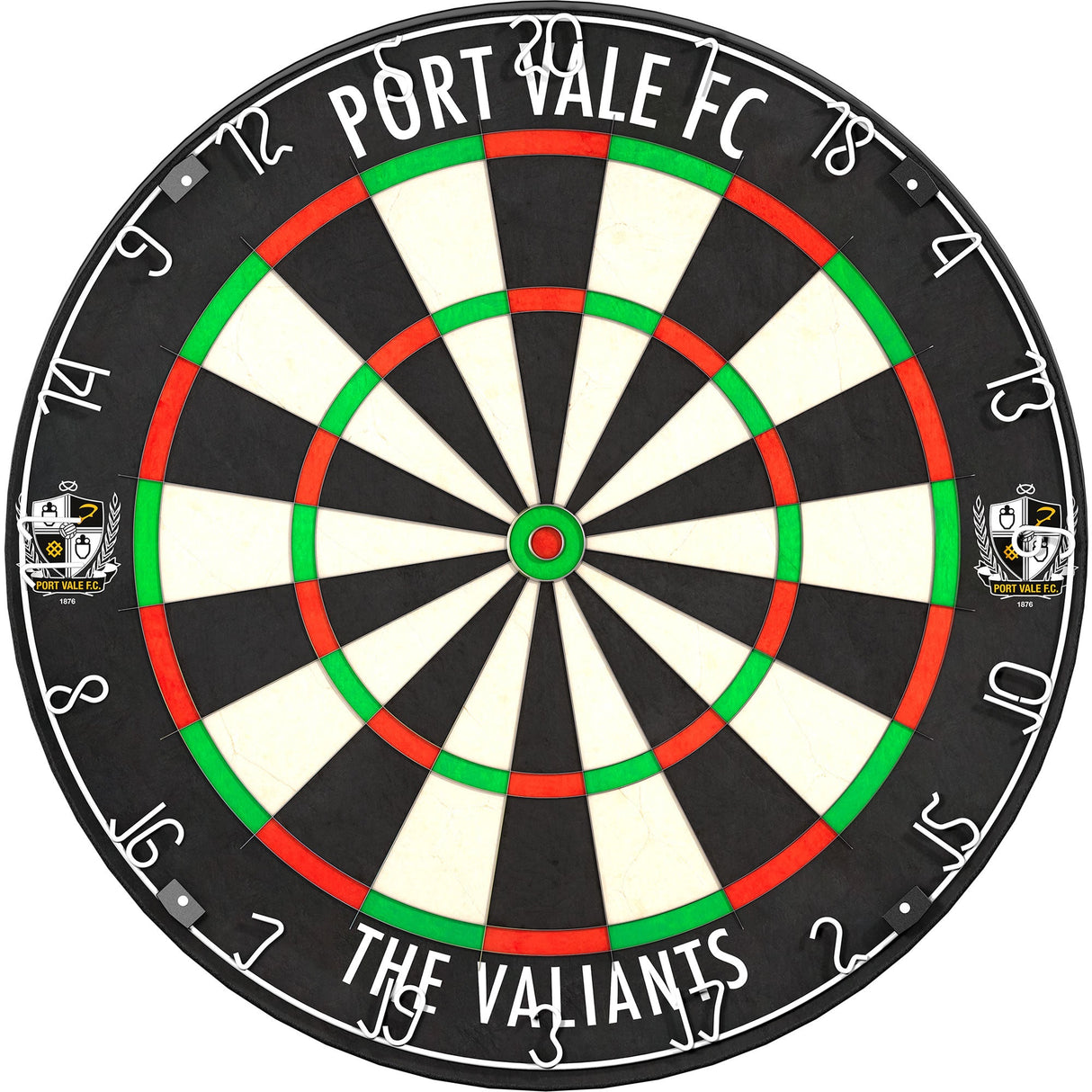 Port Vale FC – Offiziell lizenziert – The Valiants – Professionelle Dartscheibe