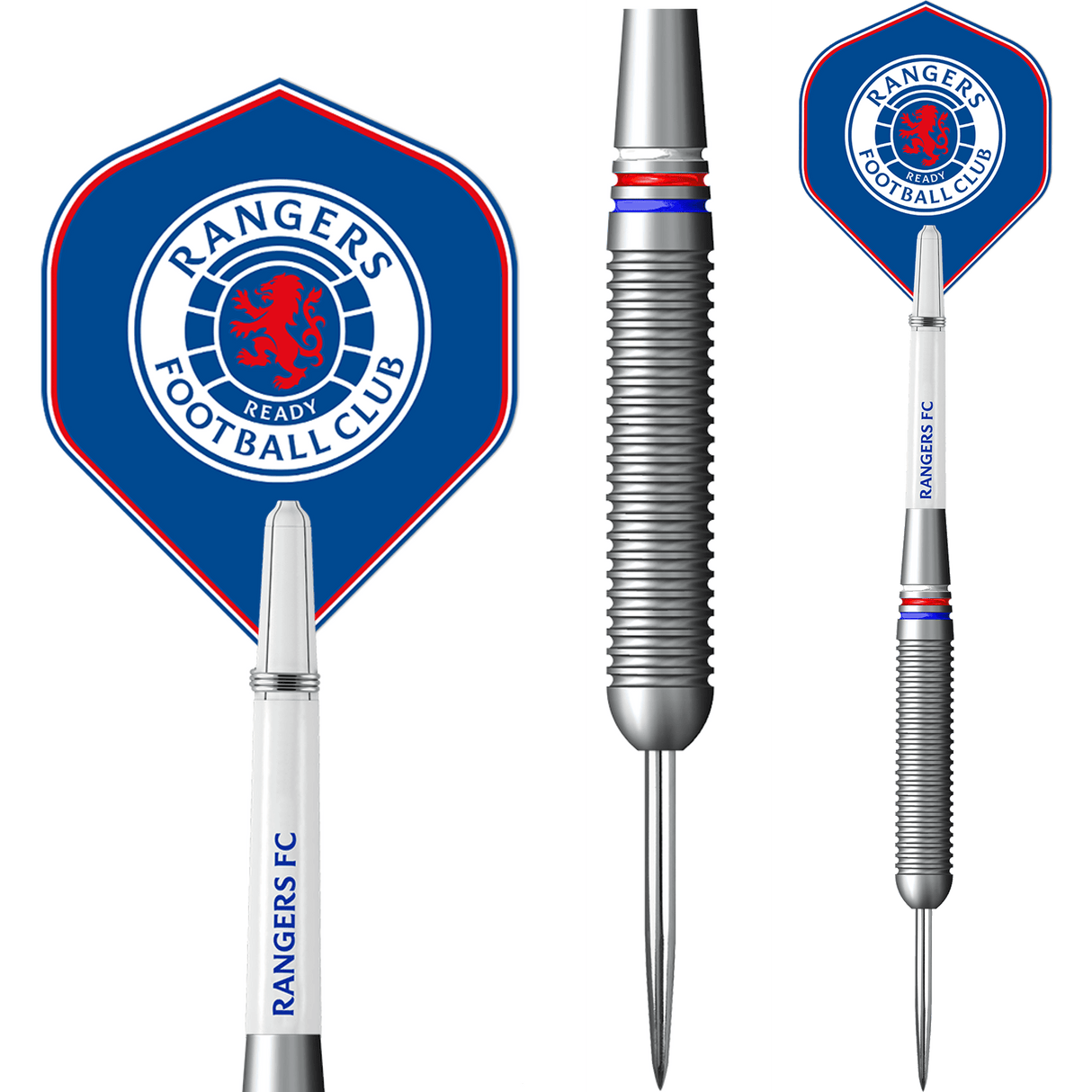 Rangers FC Darts – Steel Tip Messing – Offiziell lizenziert – RFC – 22 g