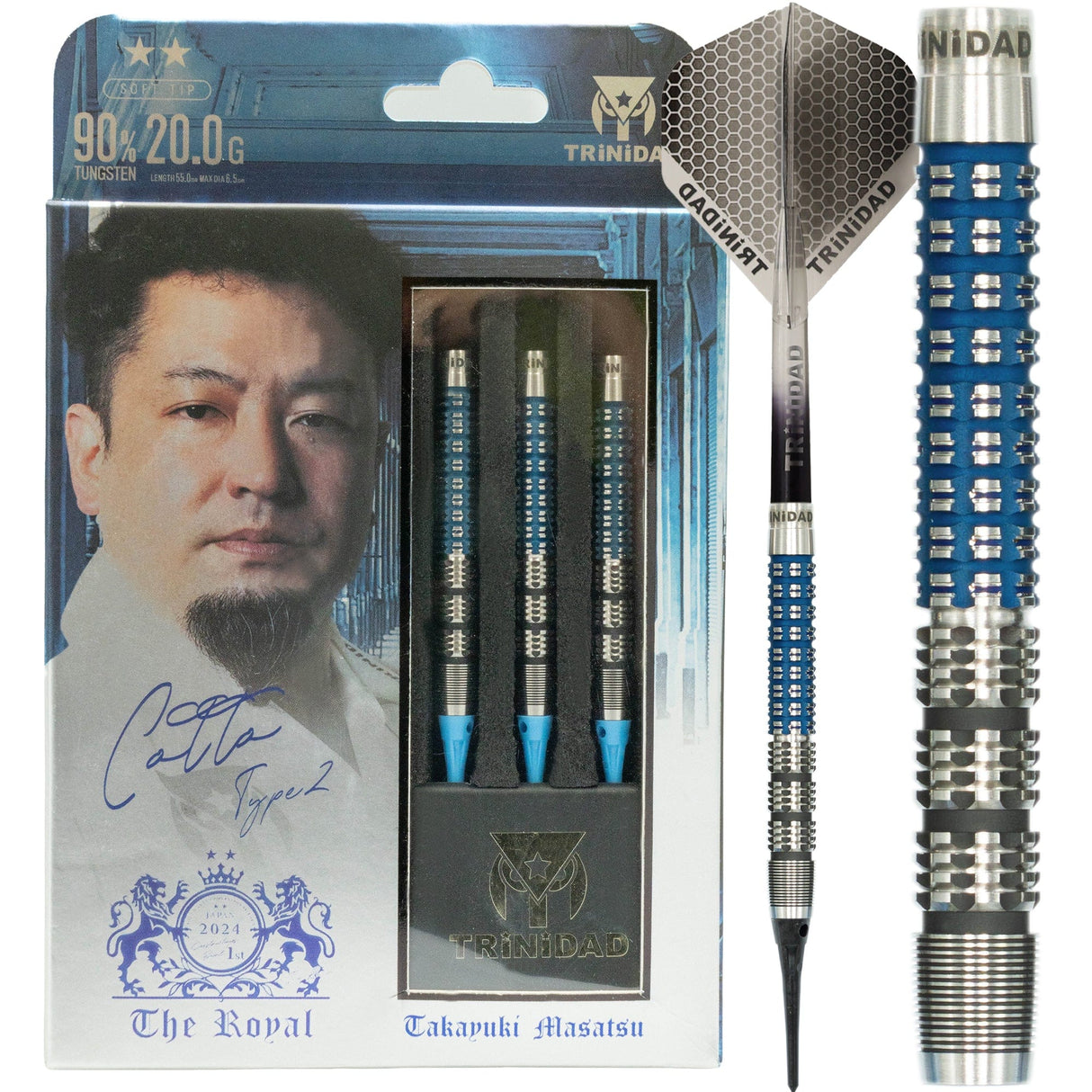Trinidad The Royal Darts - Welche Spitze - 90% Tungsten - Cotto 2 - 20g