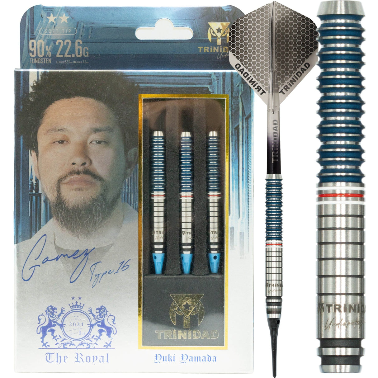 Trinidad The Royal Darts - Welche Spitze - 90% Tungsten - Gomez 16 - 22.6g