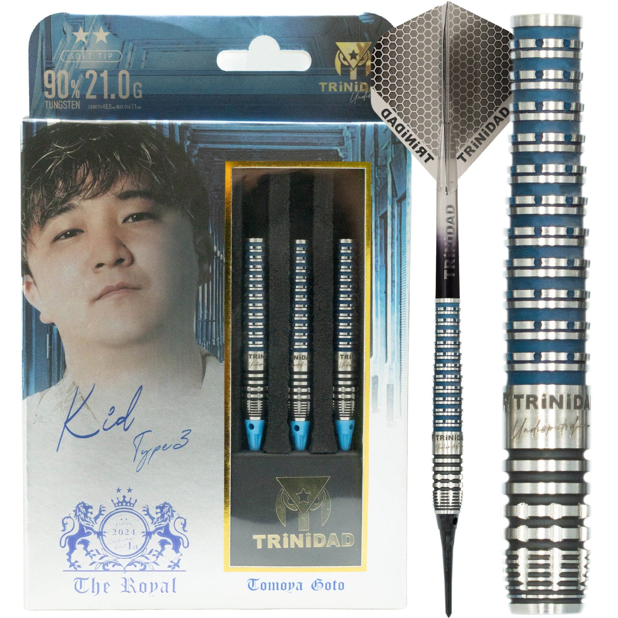 Trinidad The Royal Darts - Welche Spitze - 90% Tungsten - Kid 3 - 21g
