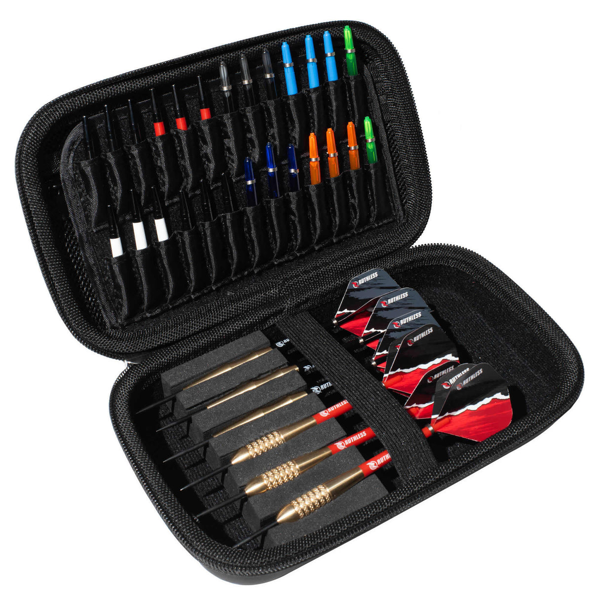 Ruthless Designed EVA Dart Case - Large - Black - Eagle