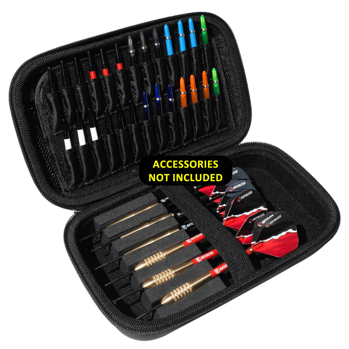 Ruthless Designed EVA Dart Case - Large - Black - Eagle