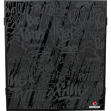 Ruthless Dartboard Cabinet – Quadratisches Design – Graffiti-Grau