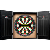 Ruthless Dartboard Cabinet - Quadratisches Design - RipTorn - Schwarz &amp; Blau