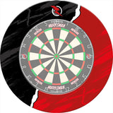 Ruthless Dartboard Surround - Professional - RipTorn - Black & Red