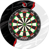 Ruthless Dartboard Surround - Professional - RipTorn - Schwarz &amp; Grau