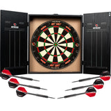 Ruthless HotShot Home Darts Centre – HDC – inkl. Dartscheibe, Schrank, 2 Dart-Sets