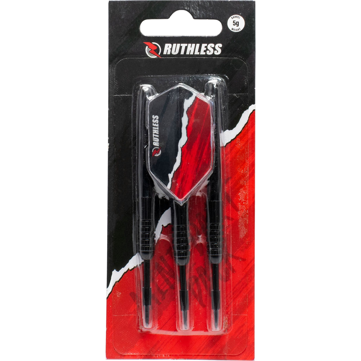 Ruthless Mini Darts – Miniatur-Leichtgewicht-Dart-Set – Schwarz – 5 g