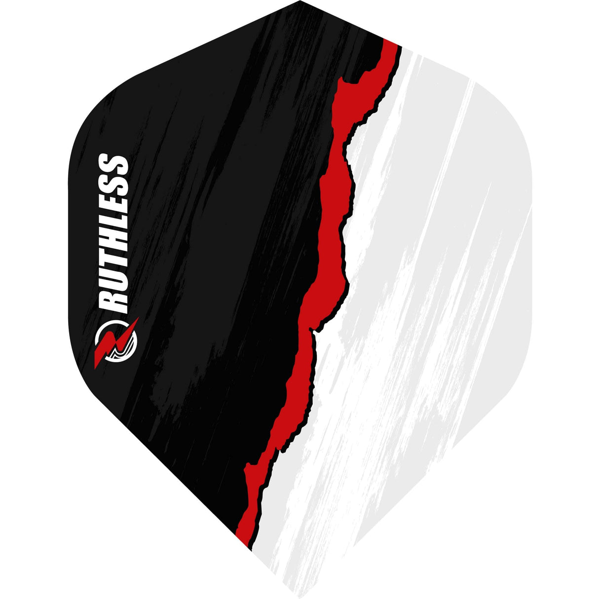 Ruthless RipTorn Dart Flights - Std - No2 - Black White