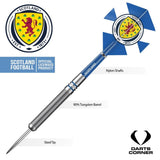 Scotland Football Darts – Steel Tip Tungsten – Offizielles Lizenzprodukt – Logo – 24 g