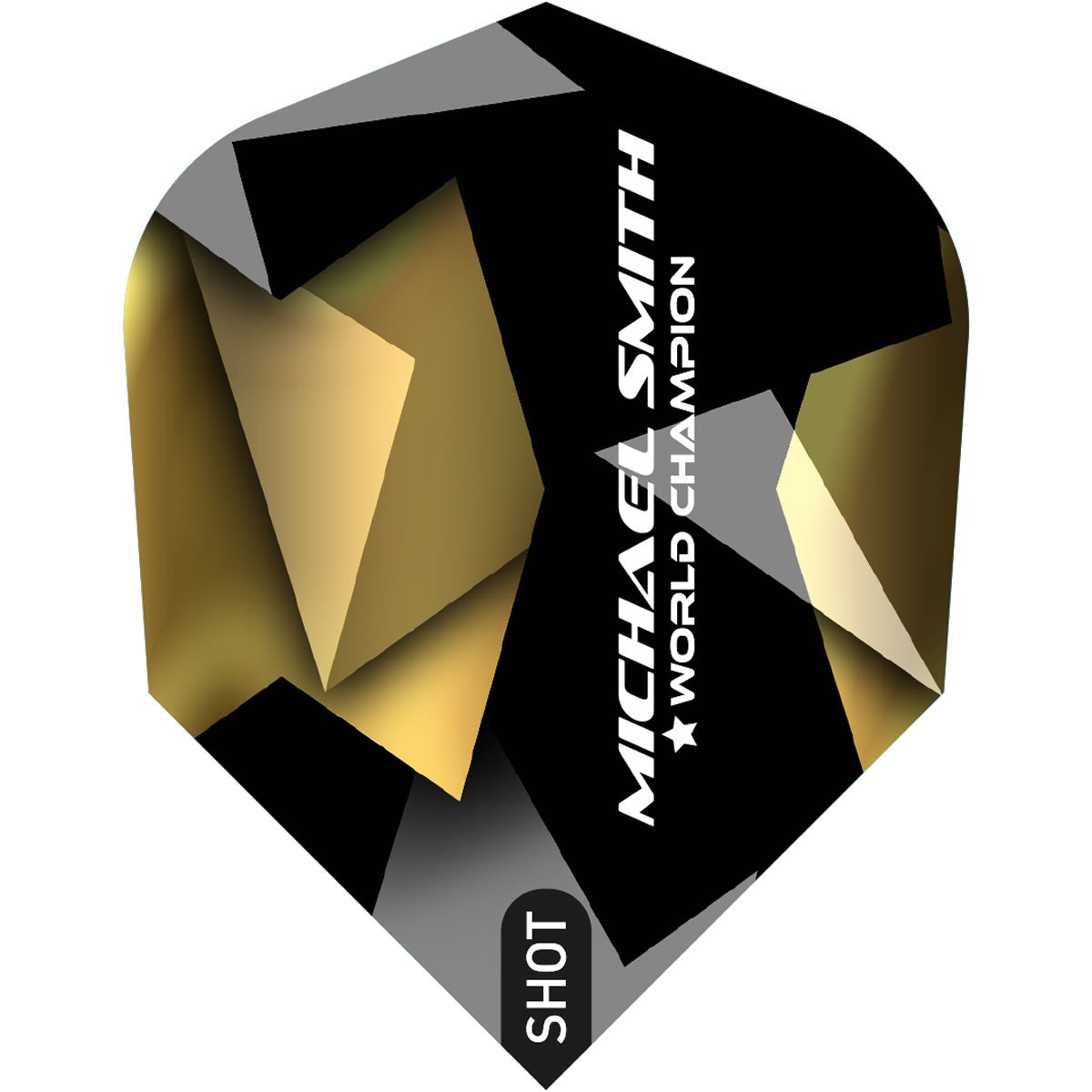 Shot Michael Smith Dart Flights – 100 Mikron – Std – Nr. 6 – Bully Boy – Believe
