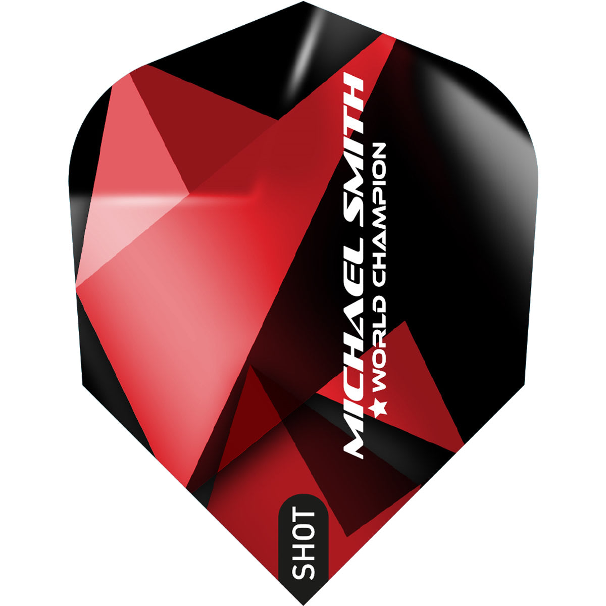Shot Michael Smith Dart Flights – 100 Mikron – Std – Nr. 6 – Bully Boy – Achieve