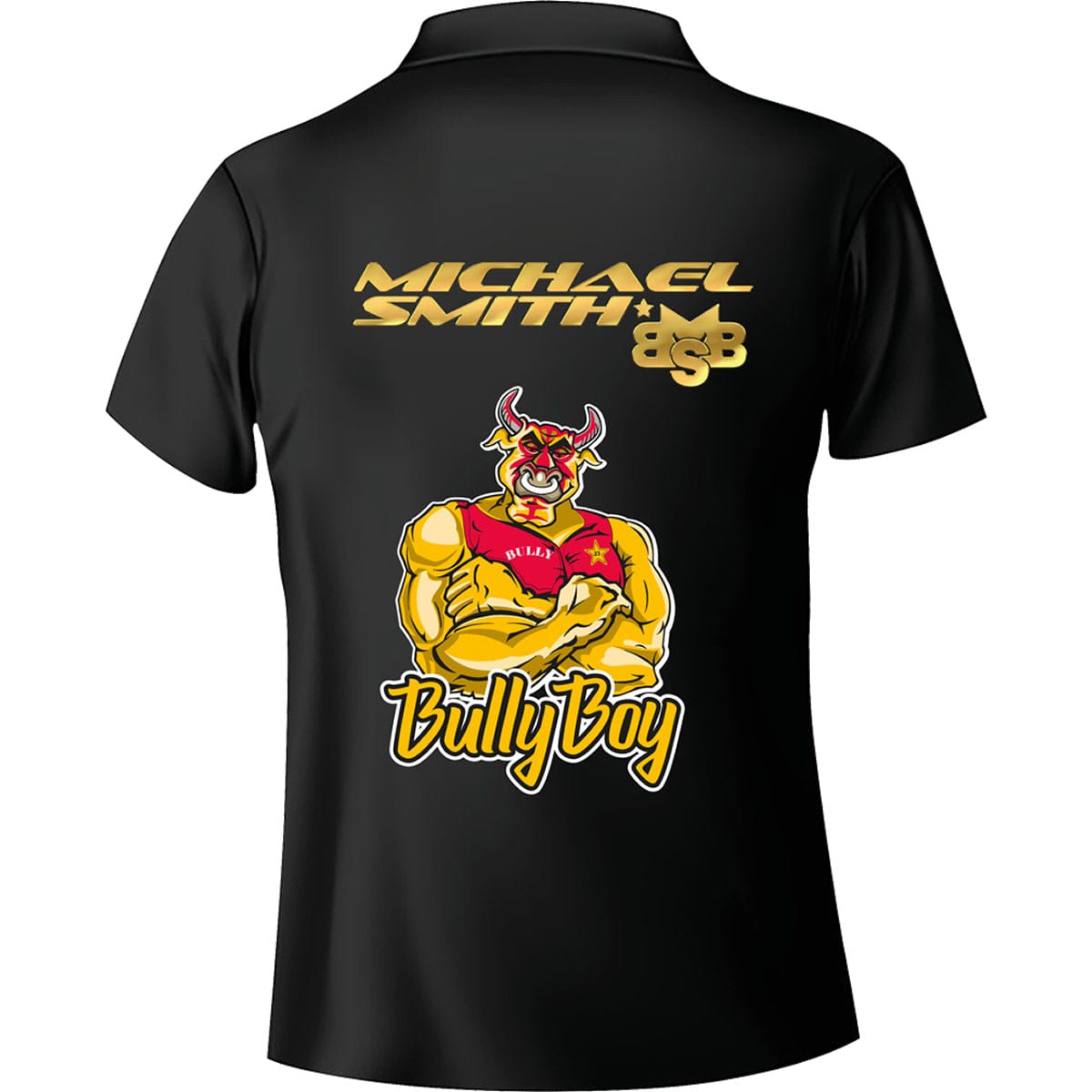 Shot Michael Smith Dart Shirt - Training Kit - Bully Boy - Red V