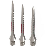 Caliburn Bamboo Conversion Points - Screw In - Soft Tip to Steel Tip - Silver & Red