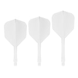 Caliburn SUP Lite Dart Flights - Moulded Flight & Shaft - Standard No6 - White
