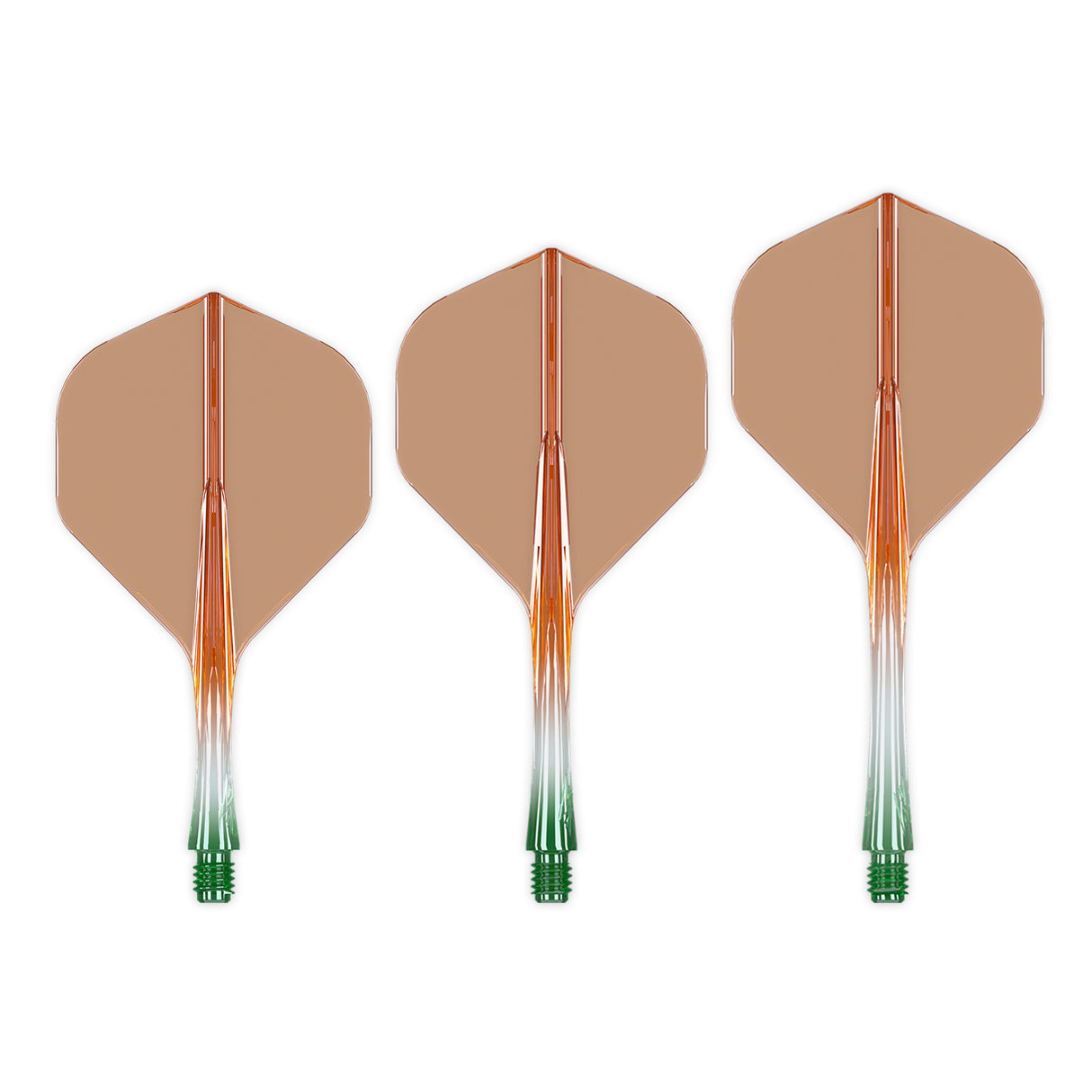 Caliburn SUP Flights - Formgepresste Flights & Schäfte - Standard No2 - Zwei Farben