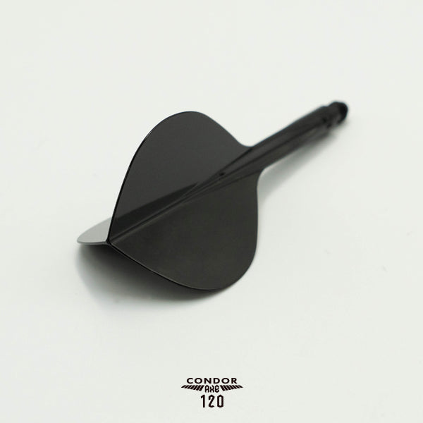 Condor AXE120 Dart Flights - Tropfenform - Schwarz