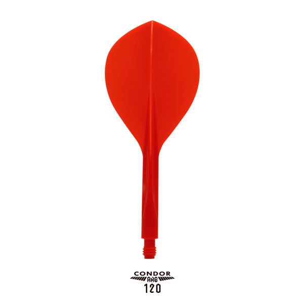 Condor AXE120 Dart Flights - Tropfenform - Rot