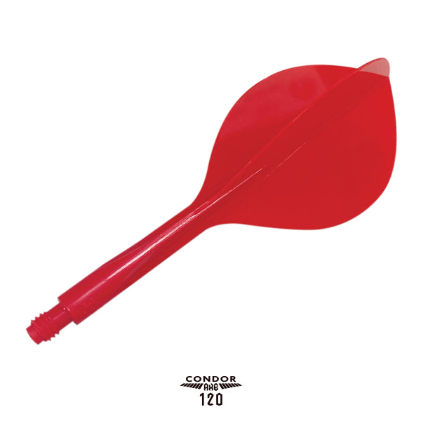 Condor AXE120 Dart Flights - Tropfenform - Rot