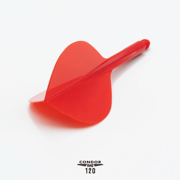 Condor AXE120 Dart Flights - Tropfenform - Rot