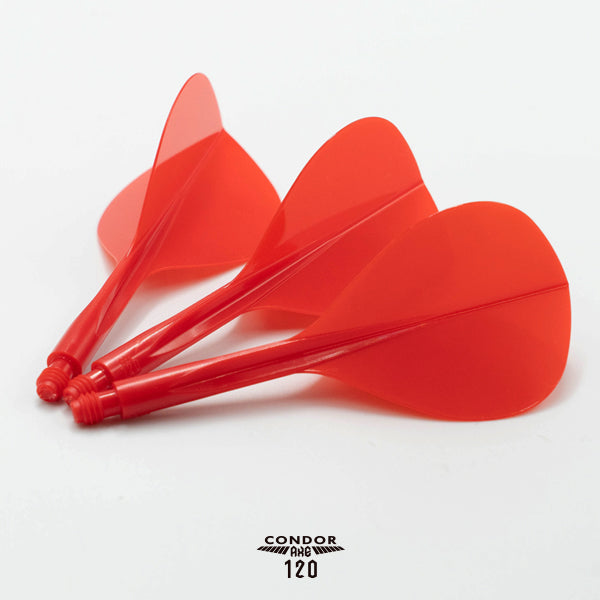 Condor AXE120 Dart Flights - Tropfenform - Rot